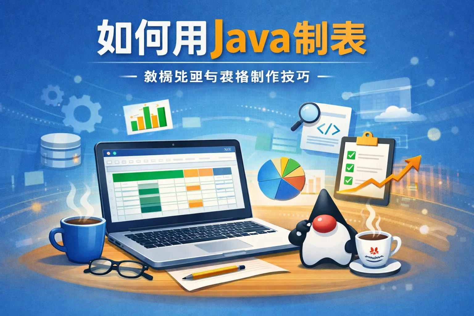 如何用java制表