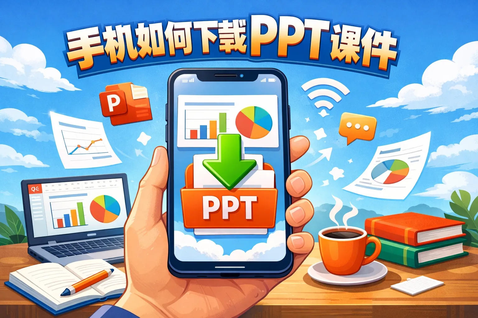 手机如何下载ppt课件