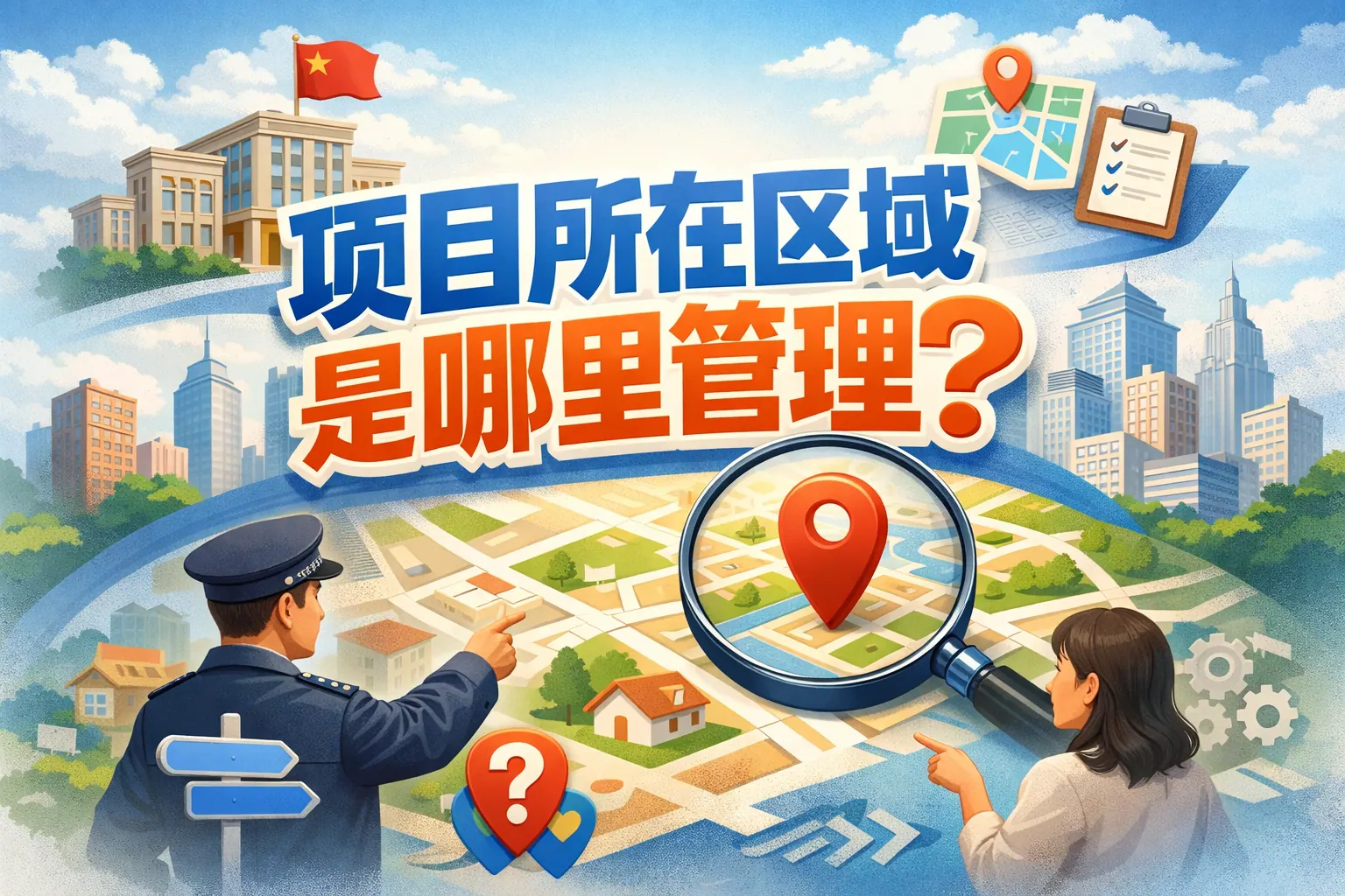 项目所在区域是哪里管理