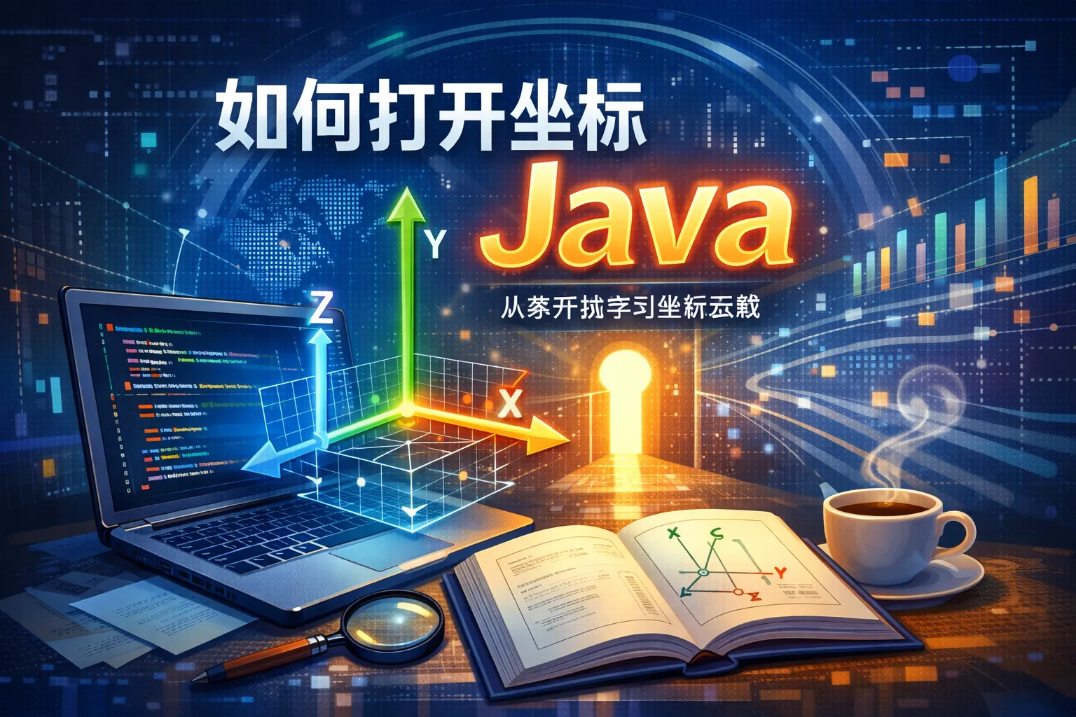 如何打开坐标java