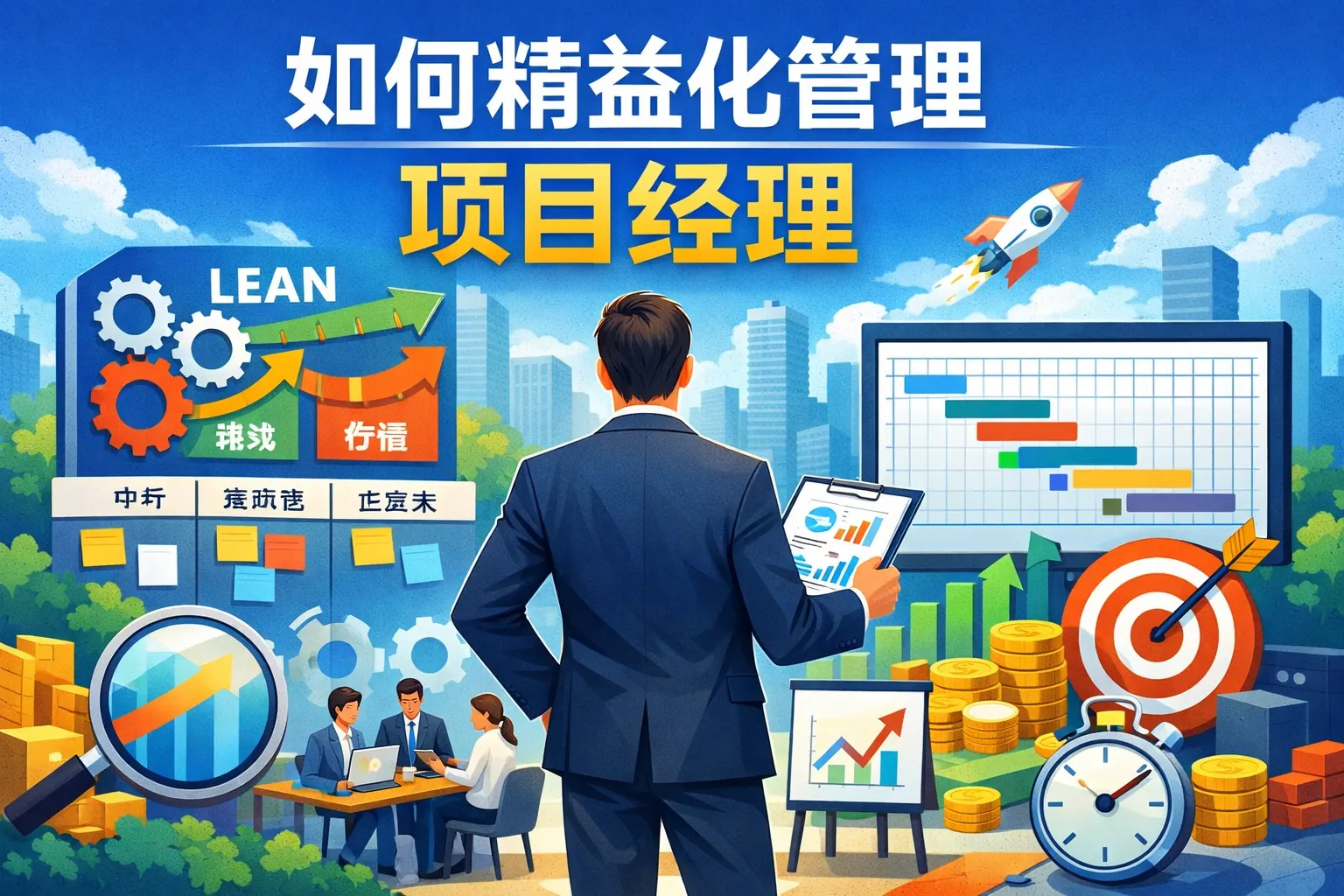 如何精益话管理项目经理