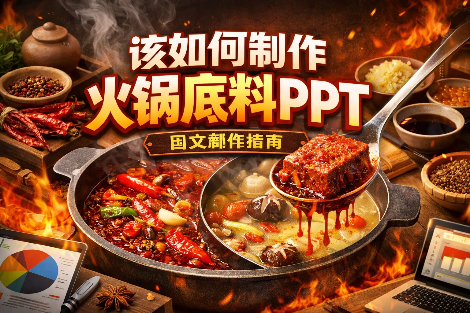 该如何制作火锅底料ppt图片