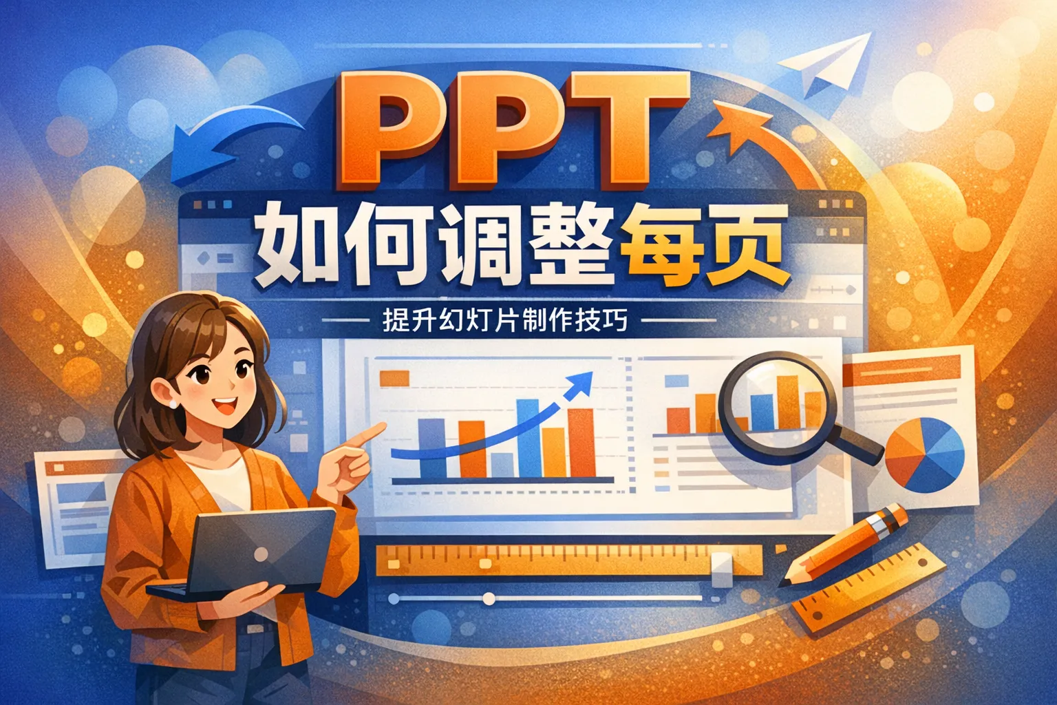 ppt如何调整每页
