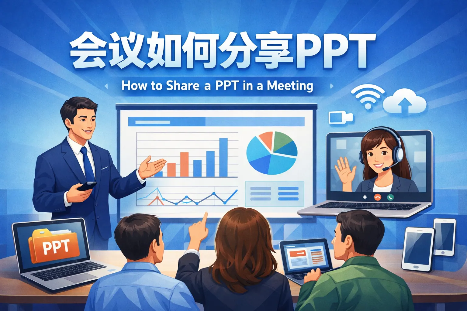 会议如何分享ppt