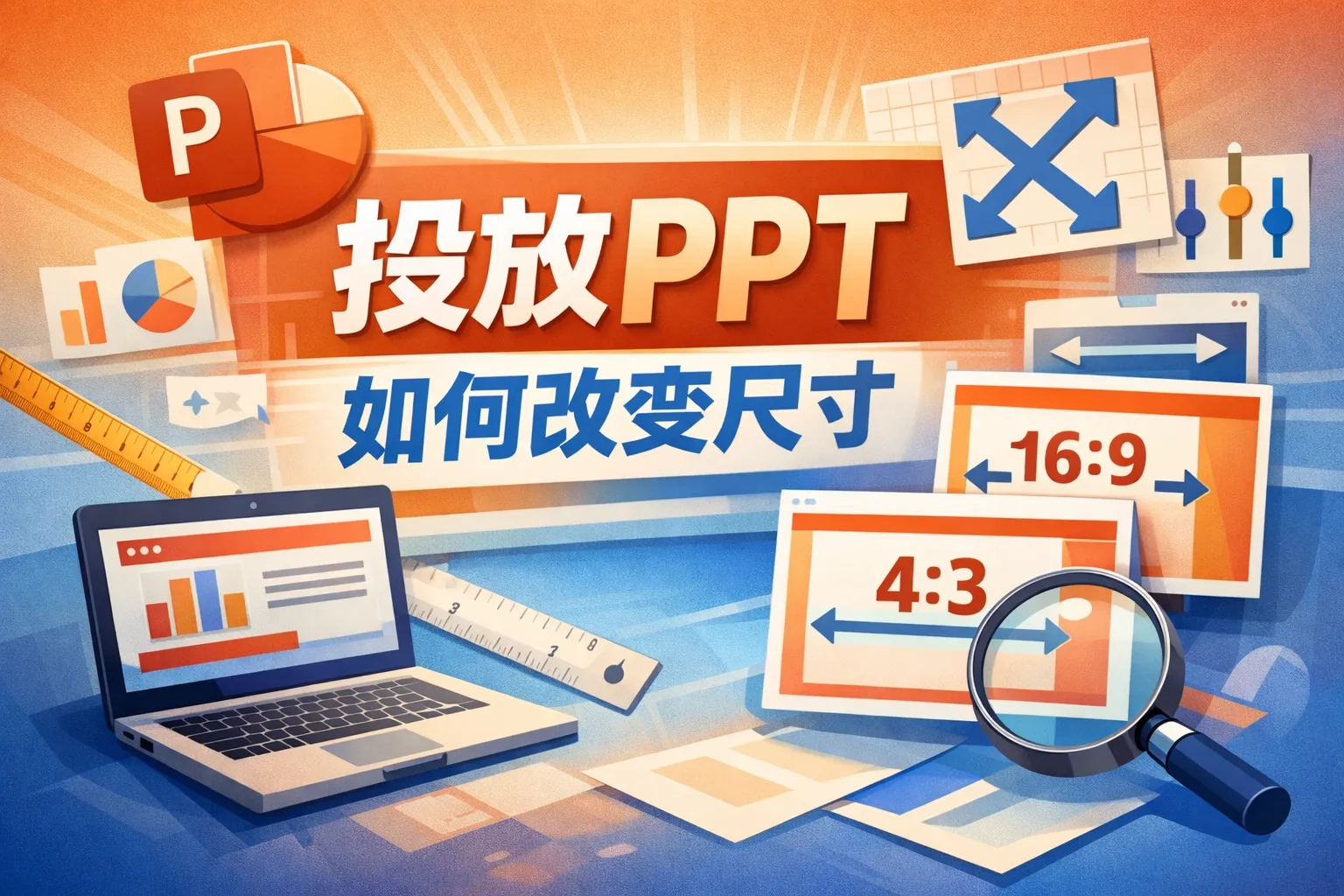 投放ppt如何改变尺寸