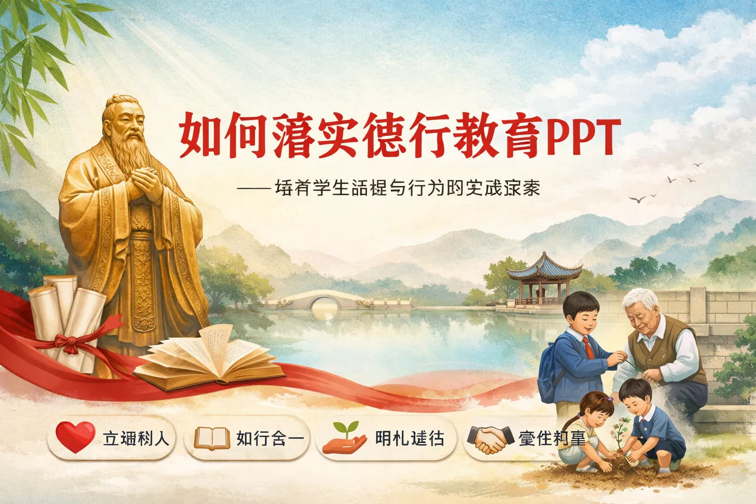 如何落实德行教育ppt