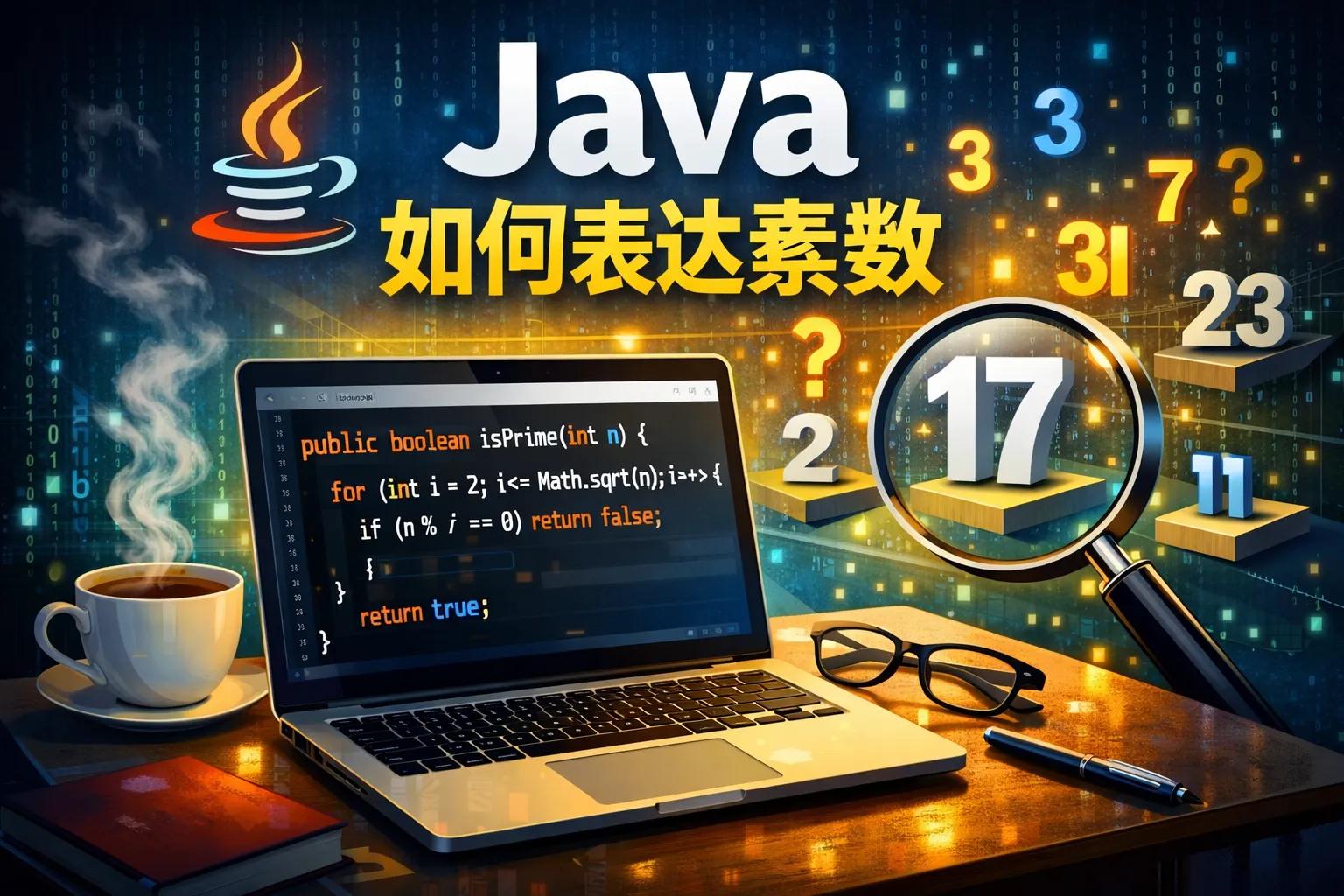 java如何表达素数