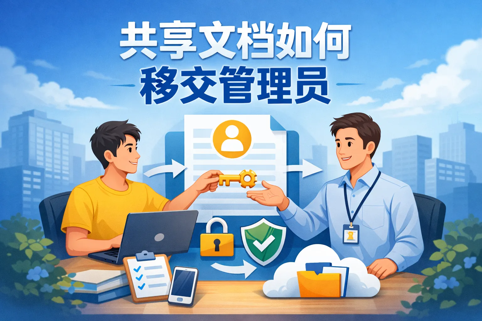 共享文档如何移交管理员