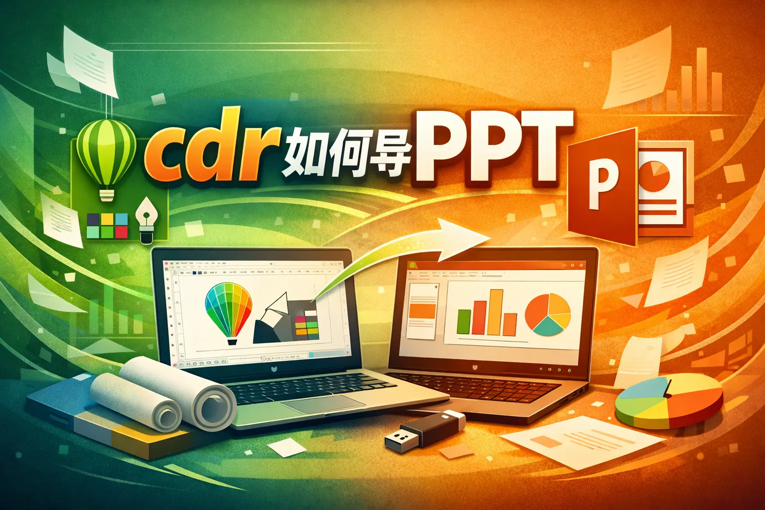 cdr如何导ppt