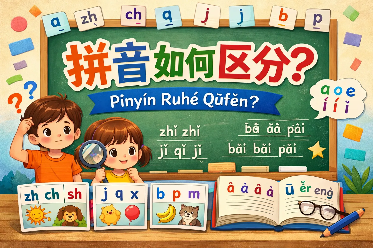 拼音如何区分ppt