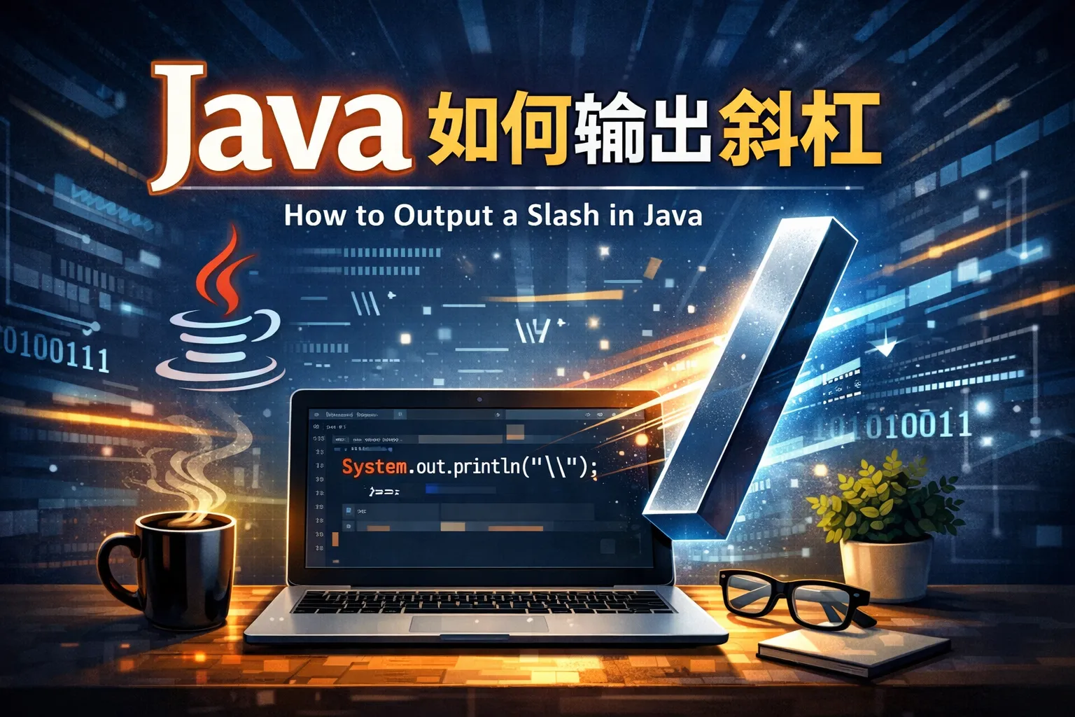java如何输出斜杠