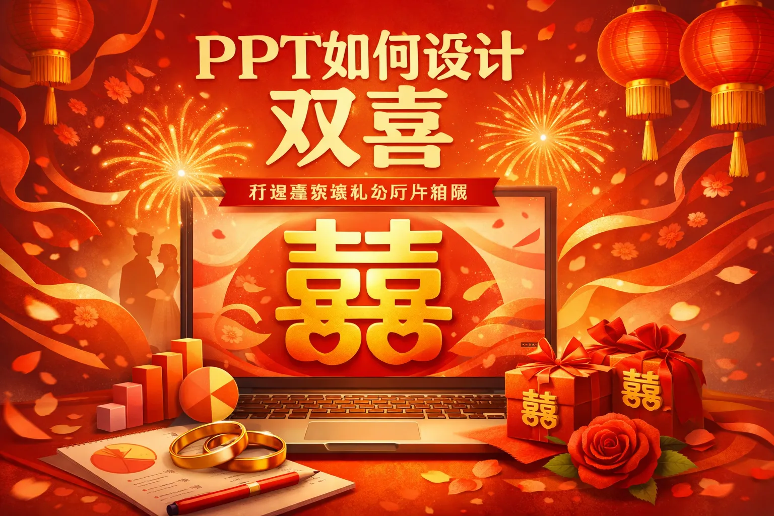 ppt如何设计双喜