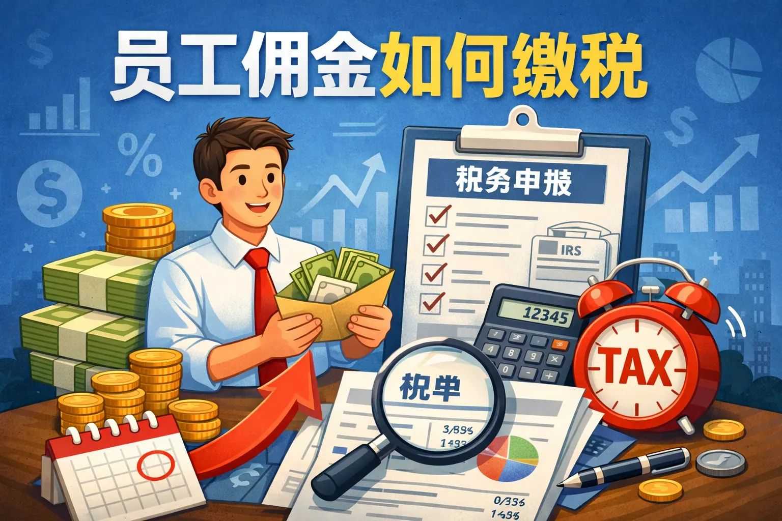 员工佣金如何缴税