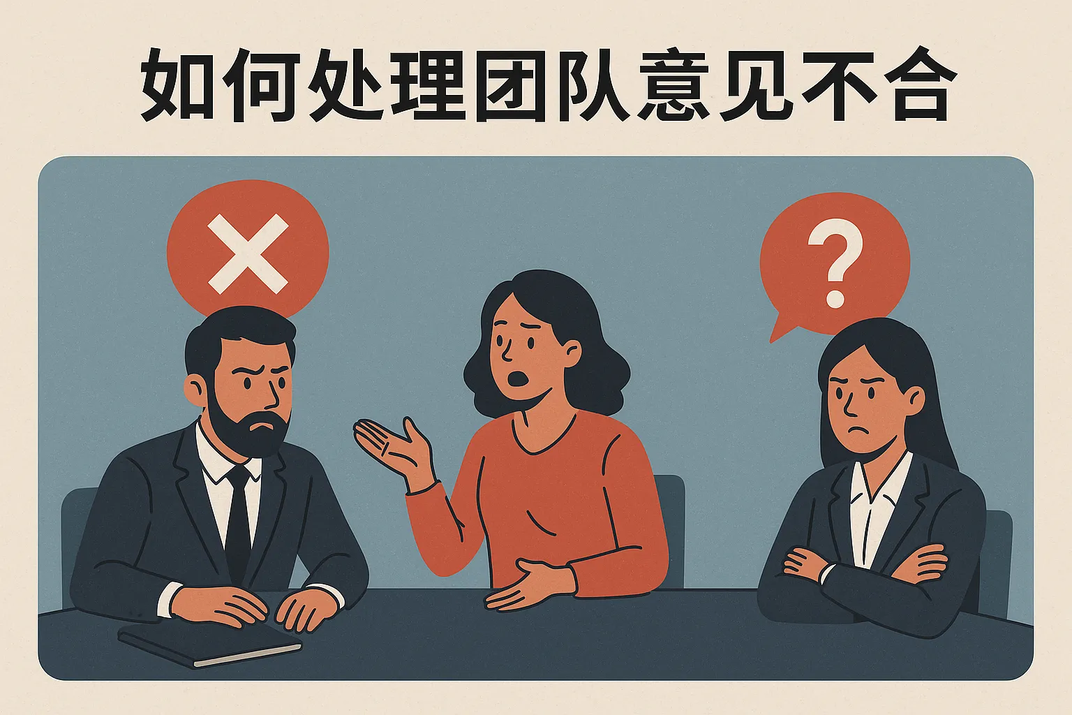 如何处理团队意见不合作