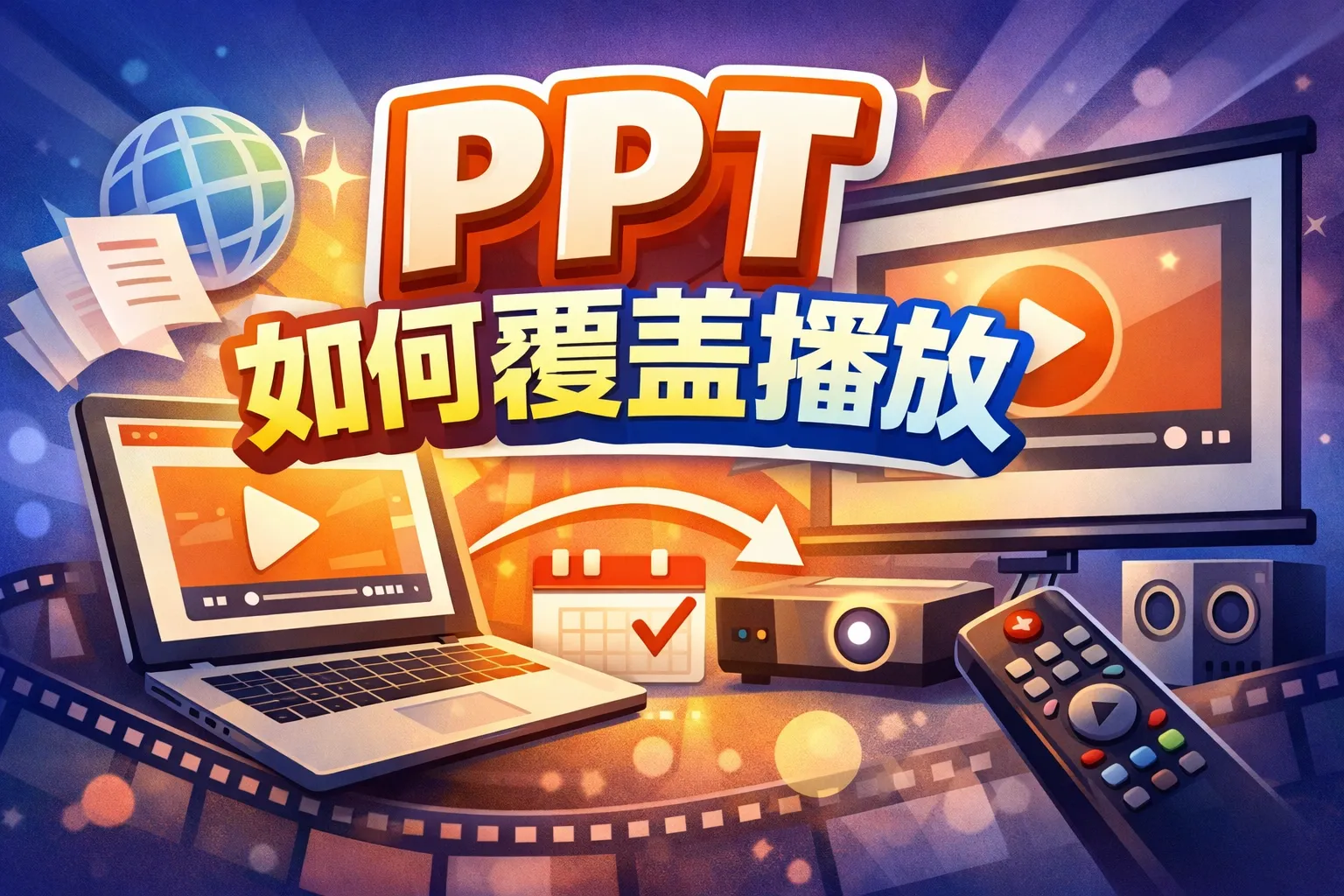 ppt如何覆盖播放