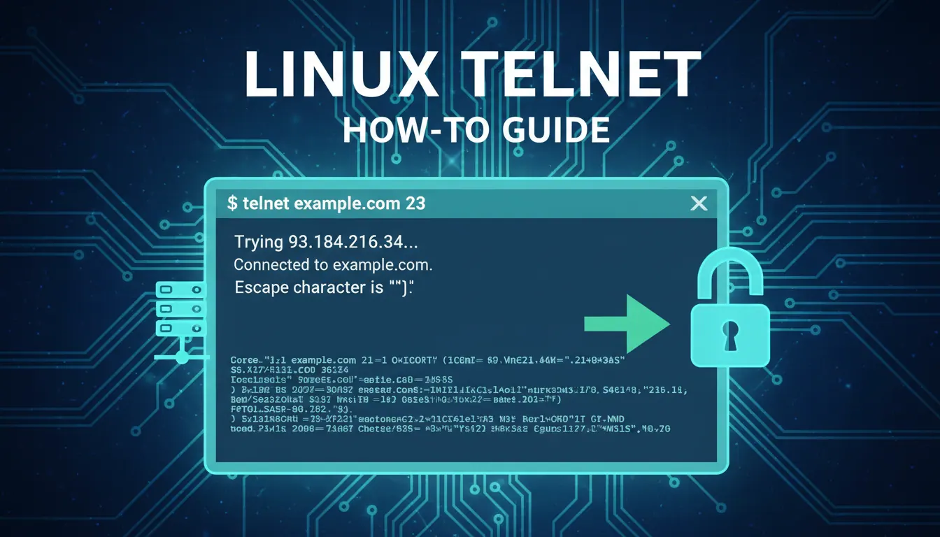 linux telnet 如何
