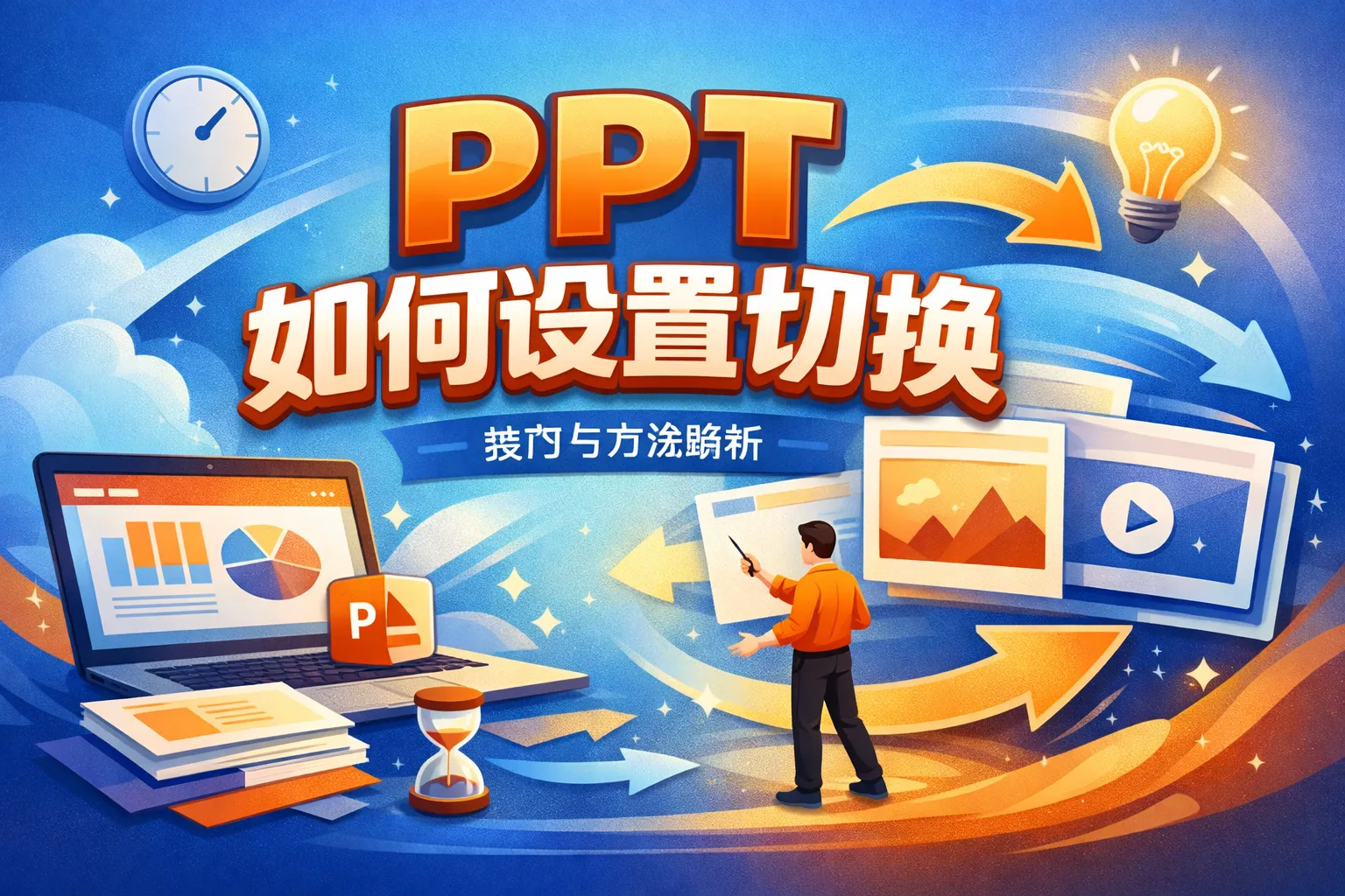 ppt 如何设置切换