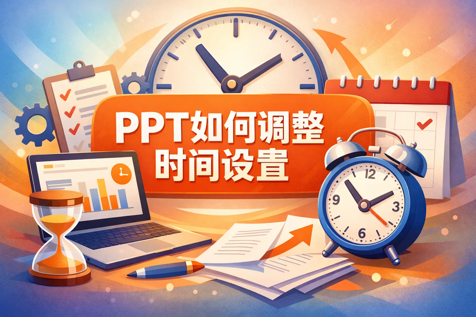 ppt如何调整时间设置