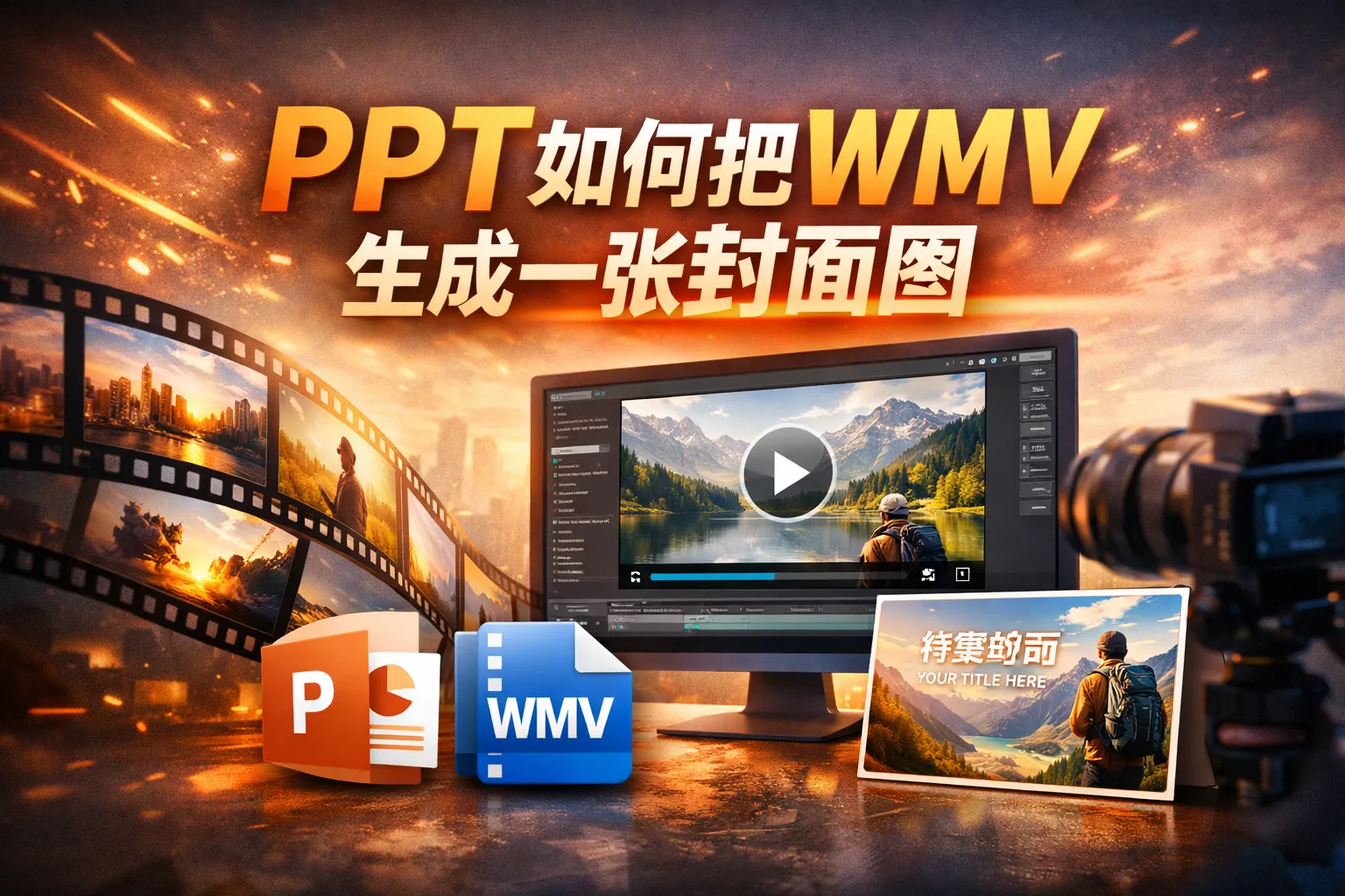 ppt如何把wmv