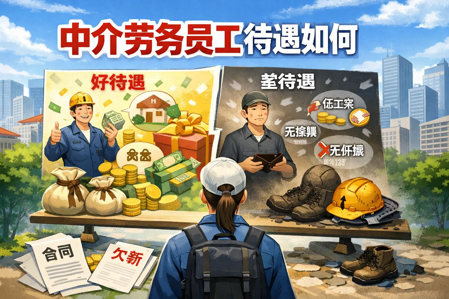 中介劳务员工待遇如何