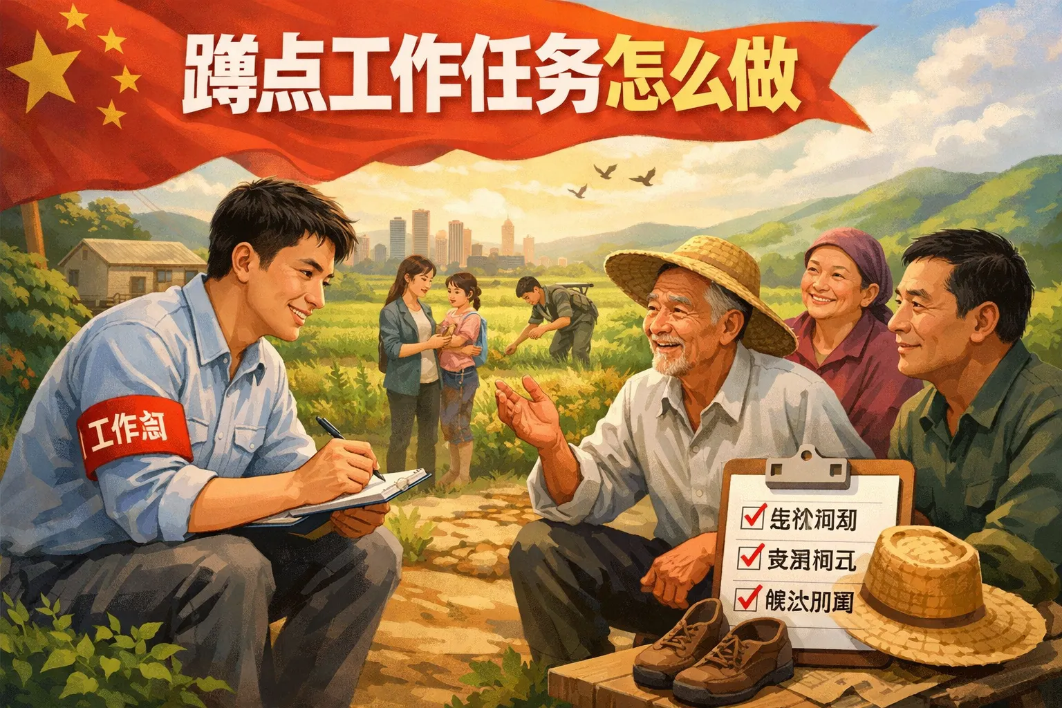 蹲点工作任务怎么做的