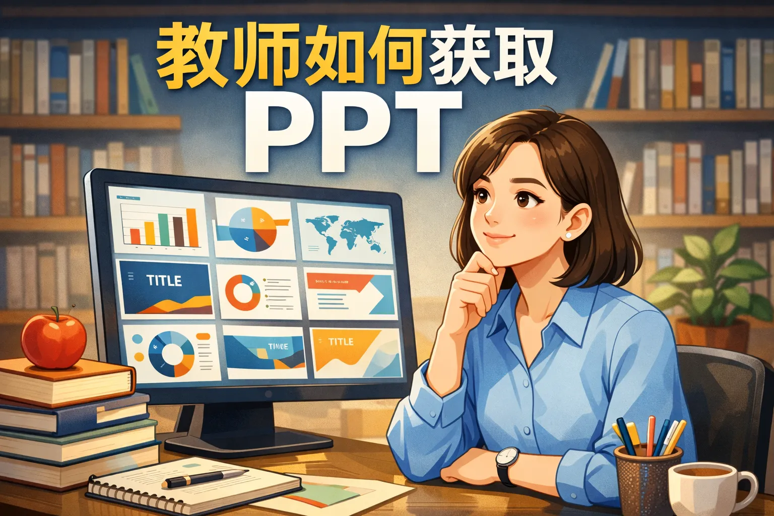 教师如何获取PPT