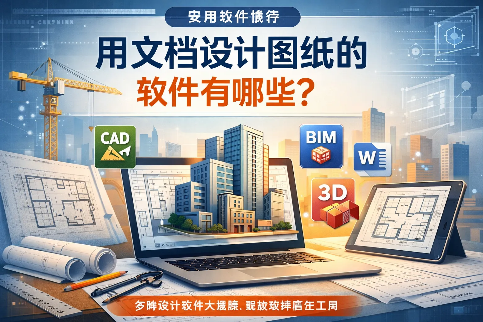 用文档设计图纸的软件有哪些