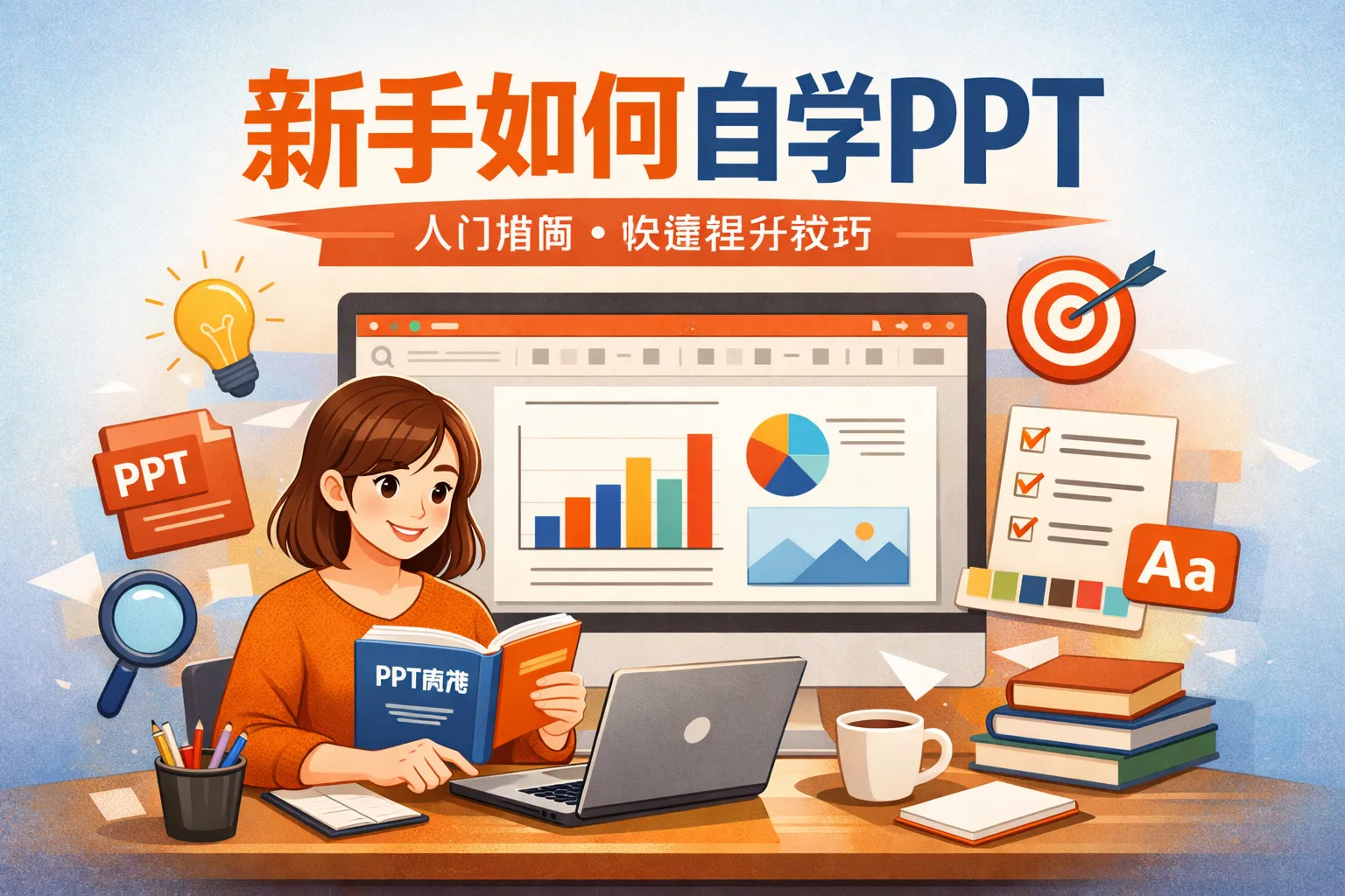 新手如何自学ppt