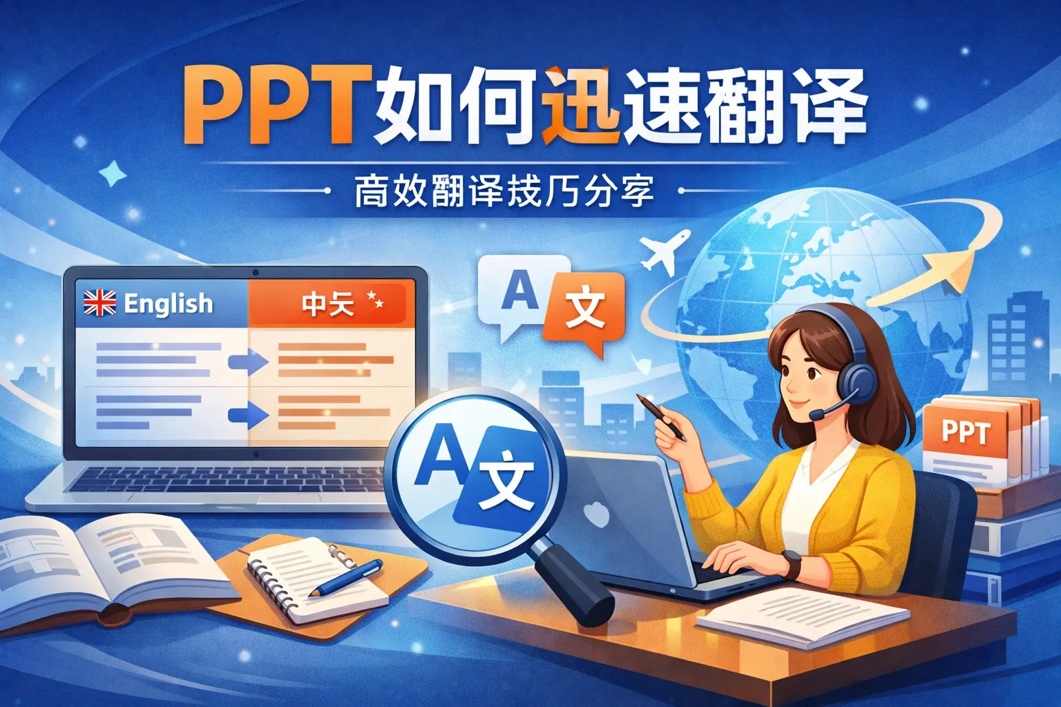 PPT如何迅速翻译