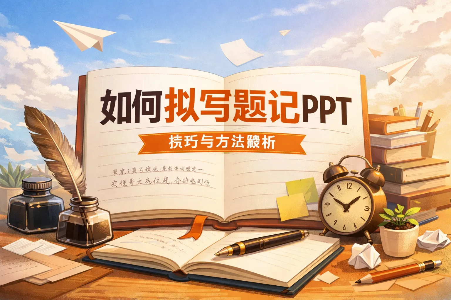 如何拟写题记ppt