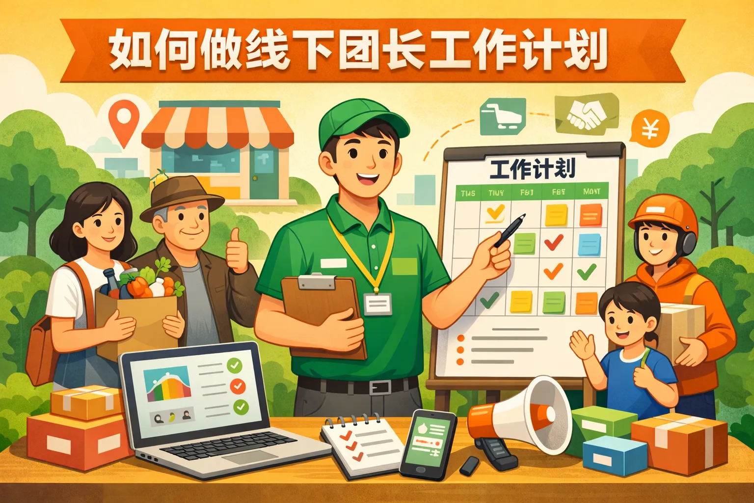 如何做线下团长工作计划