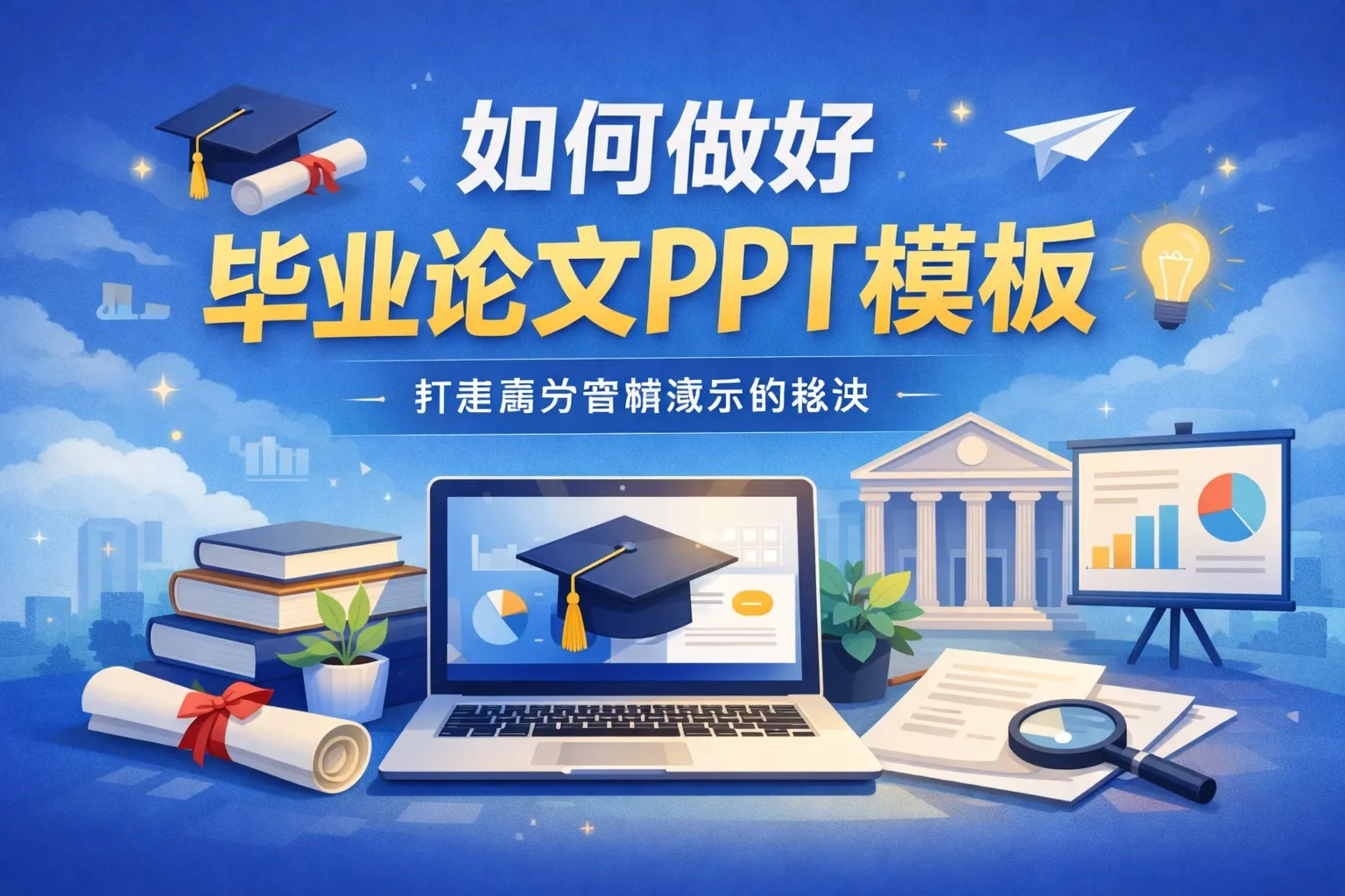 如何做好毕业论文ppt模板
