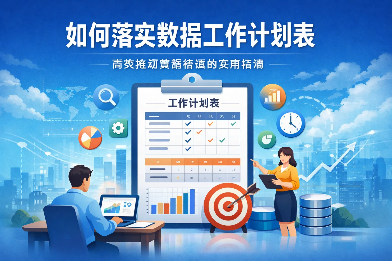 如何落实数据工作计划表