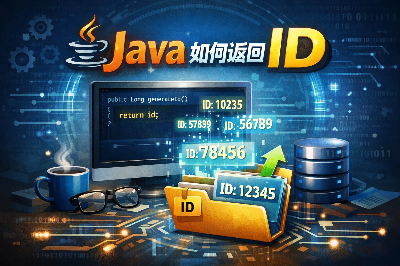 java如何返回id