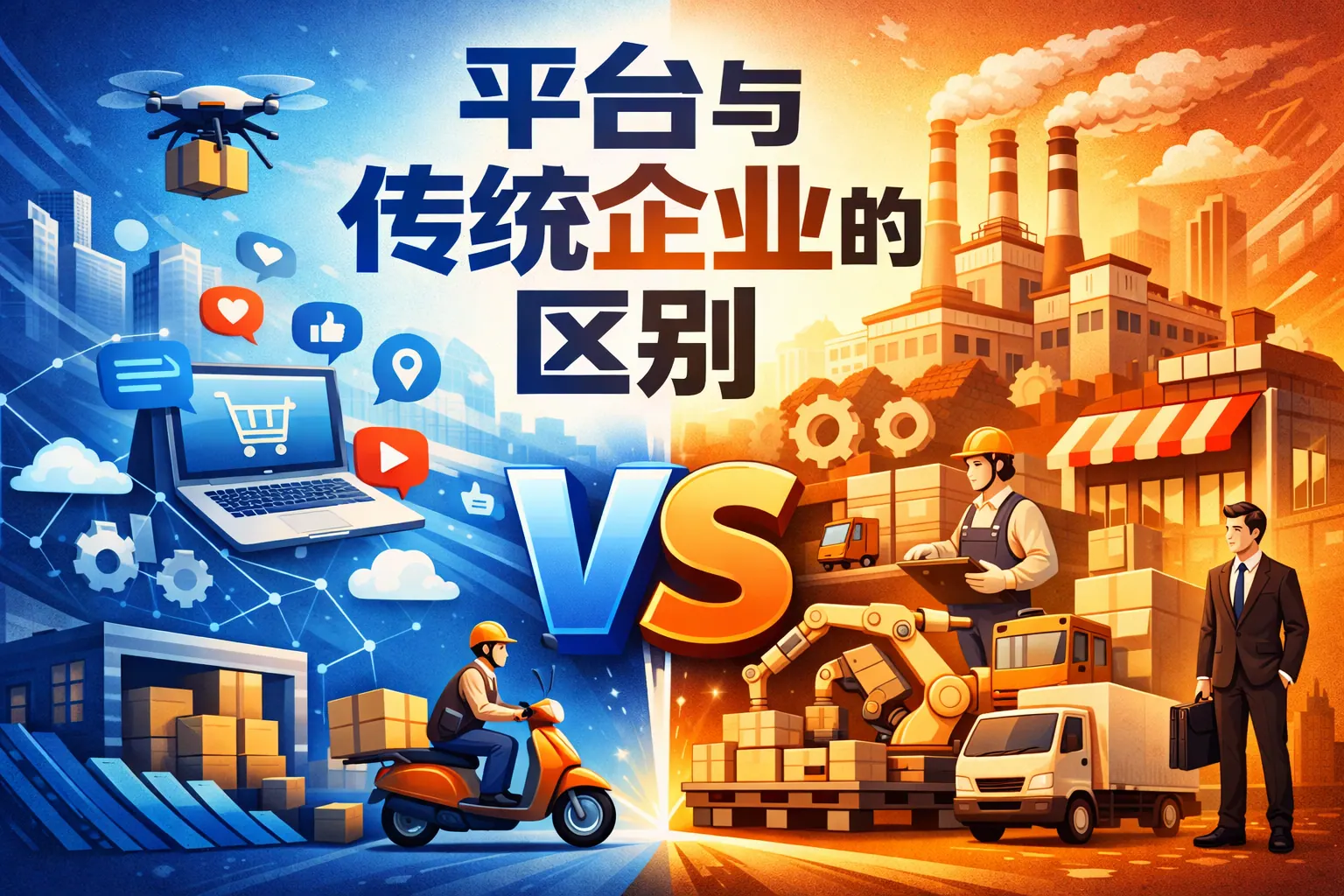 平台与传统企业的区别