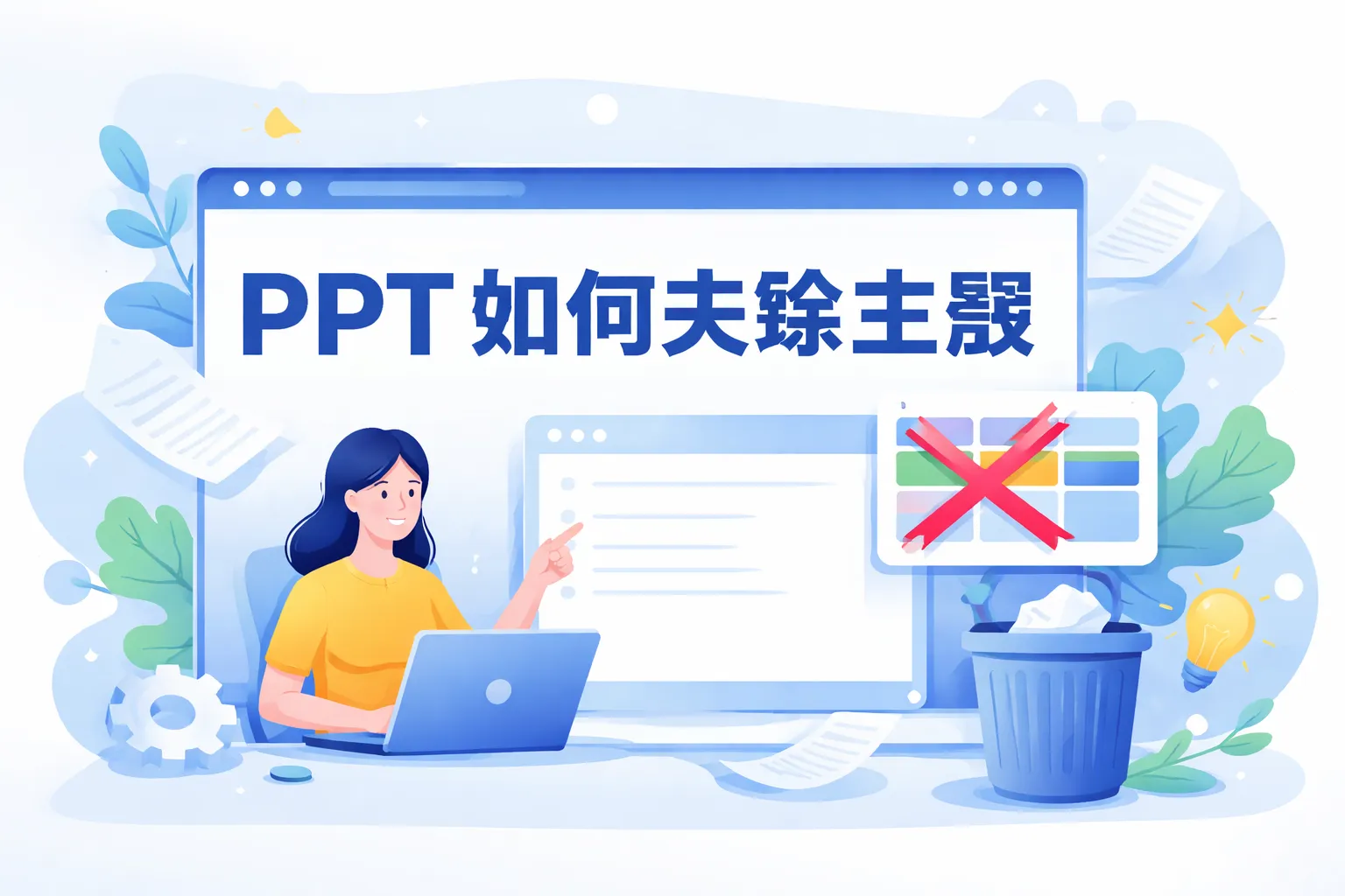 ppt如何去除主题