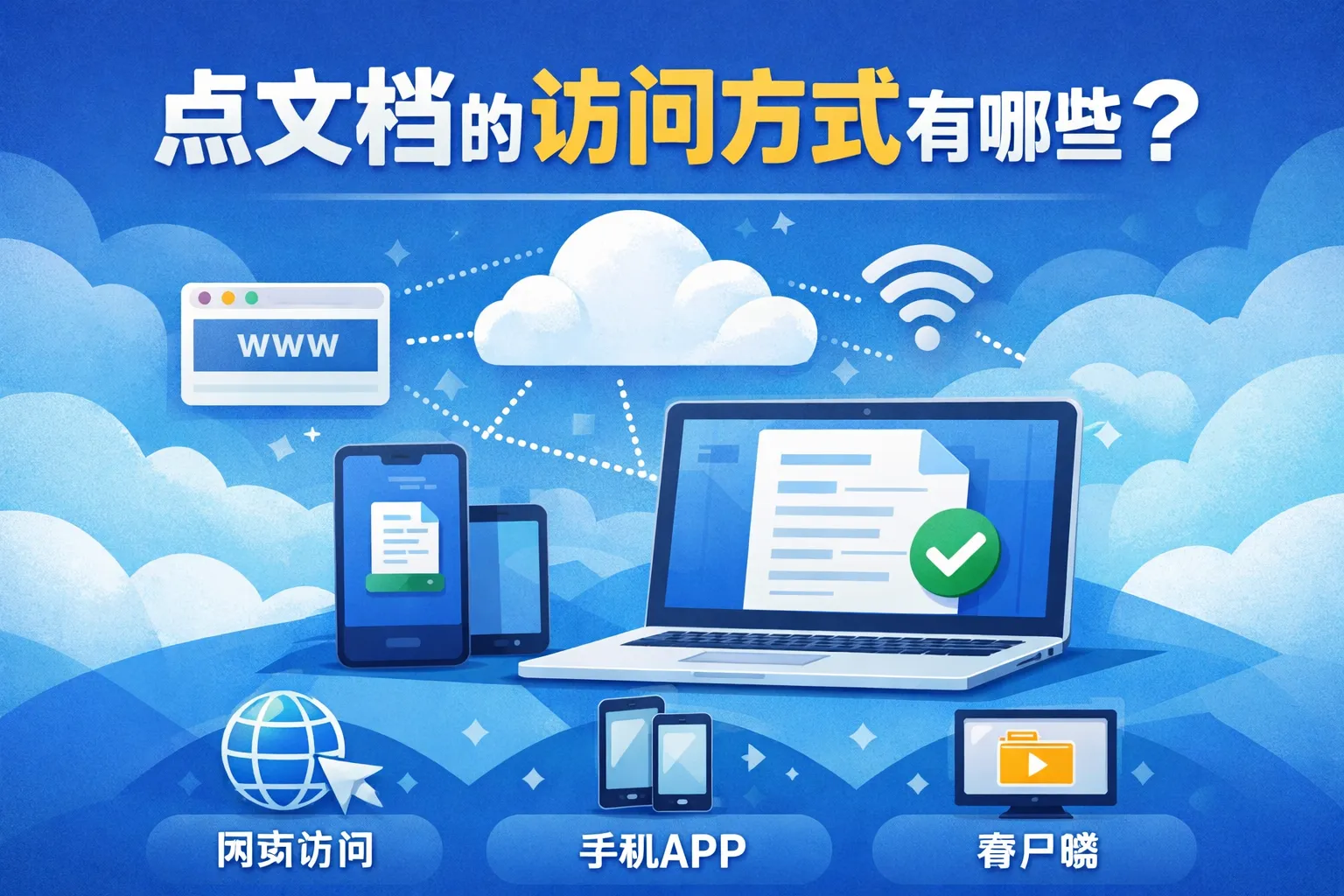 点文档的访问方式有哪些