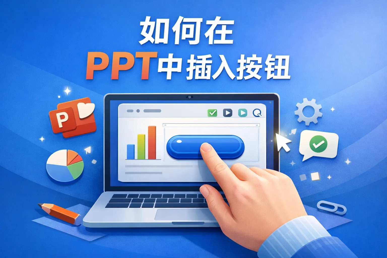 如何在ppt中插入按钮