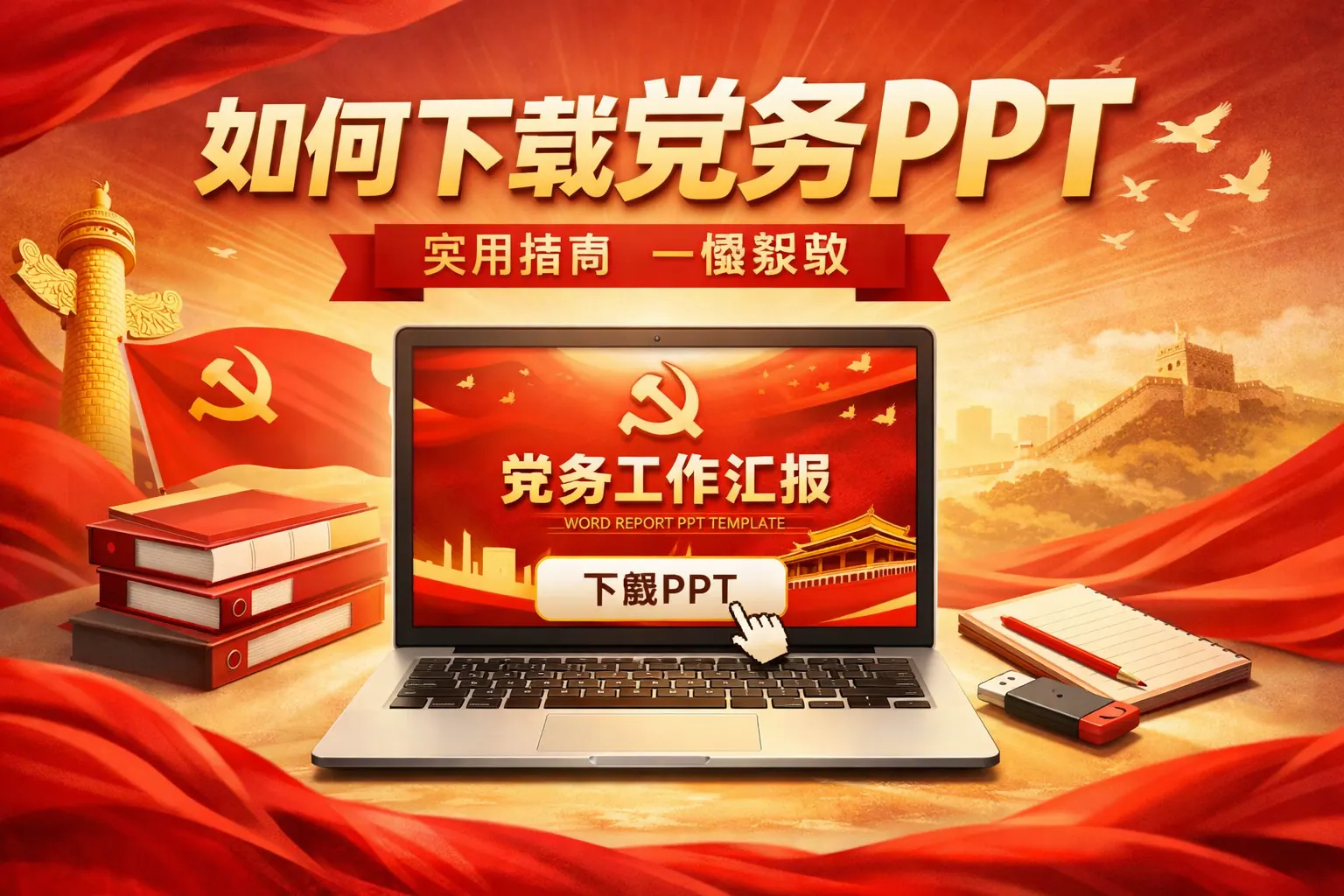 如何下载党务ppt