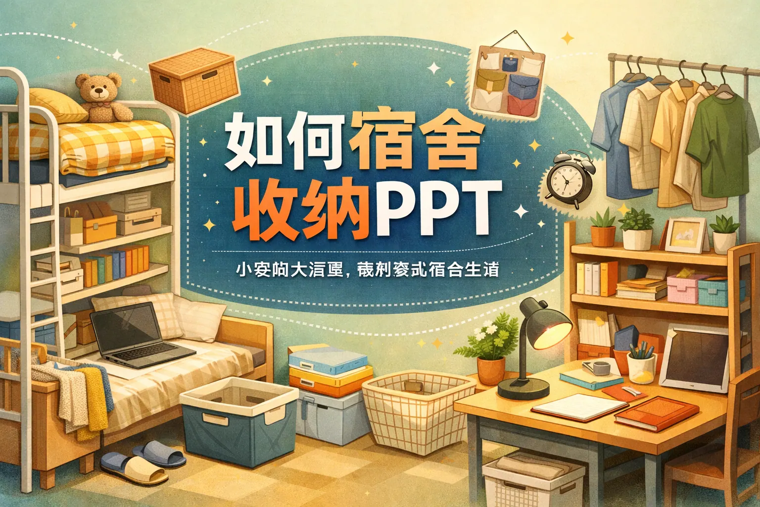如何宿舍收纳ppt