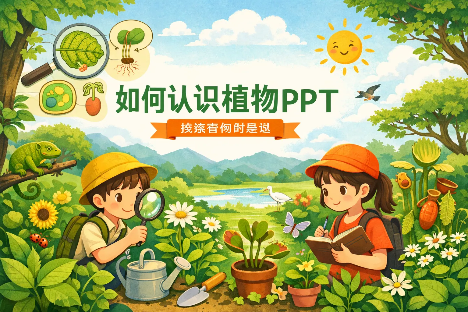 如何认识植物ppt
