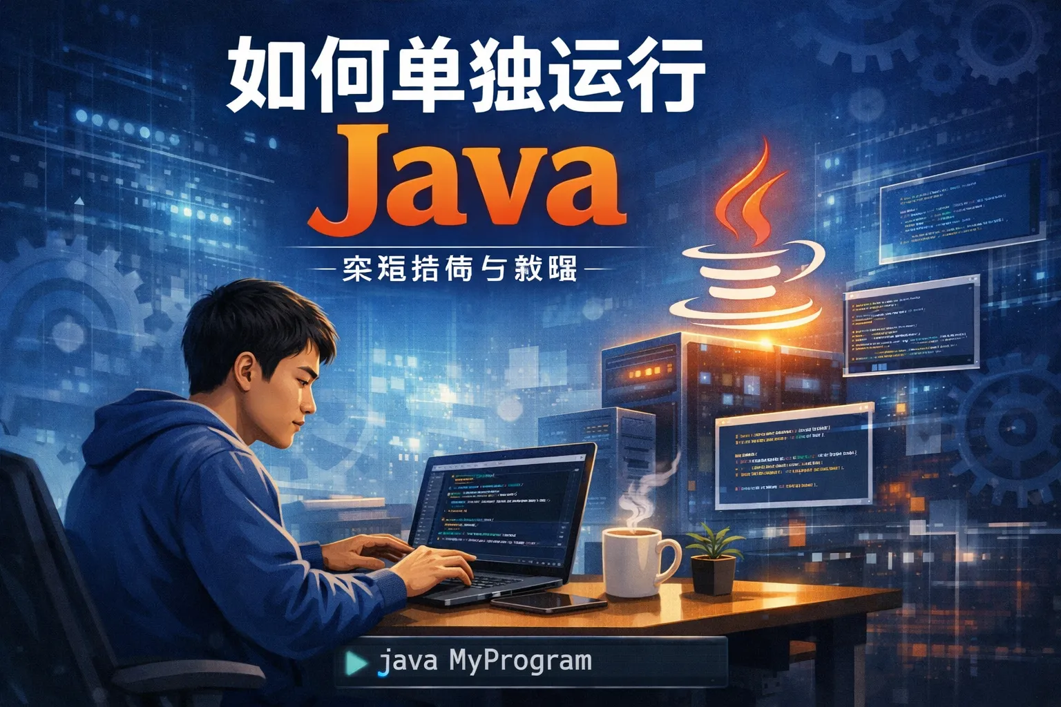 如何单独运行java