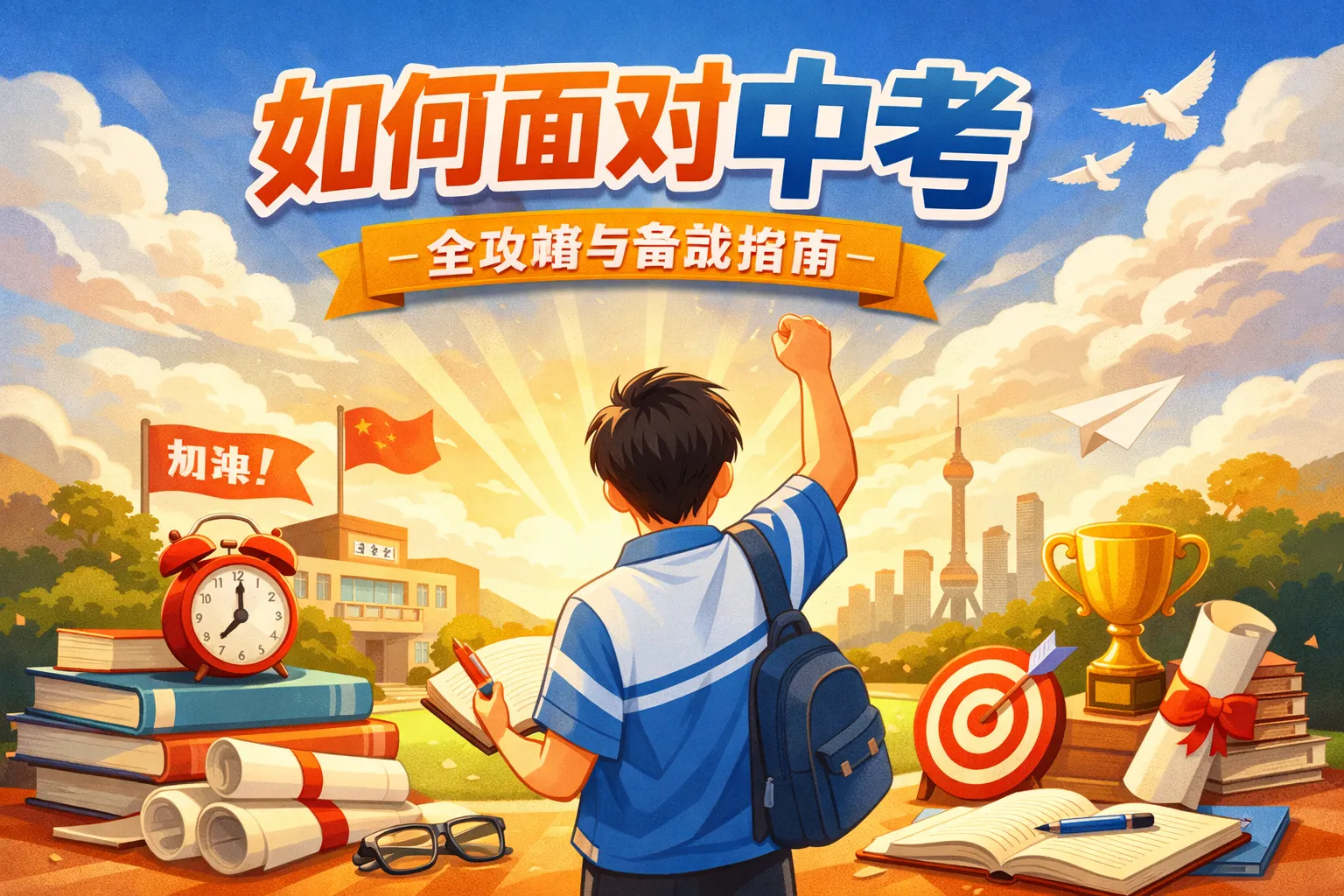 如何面对中考ppt