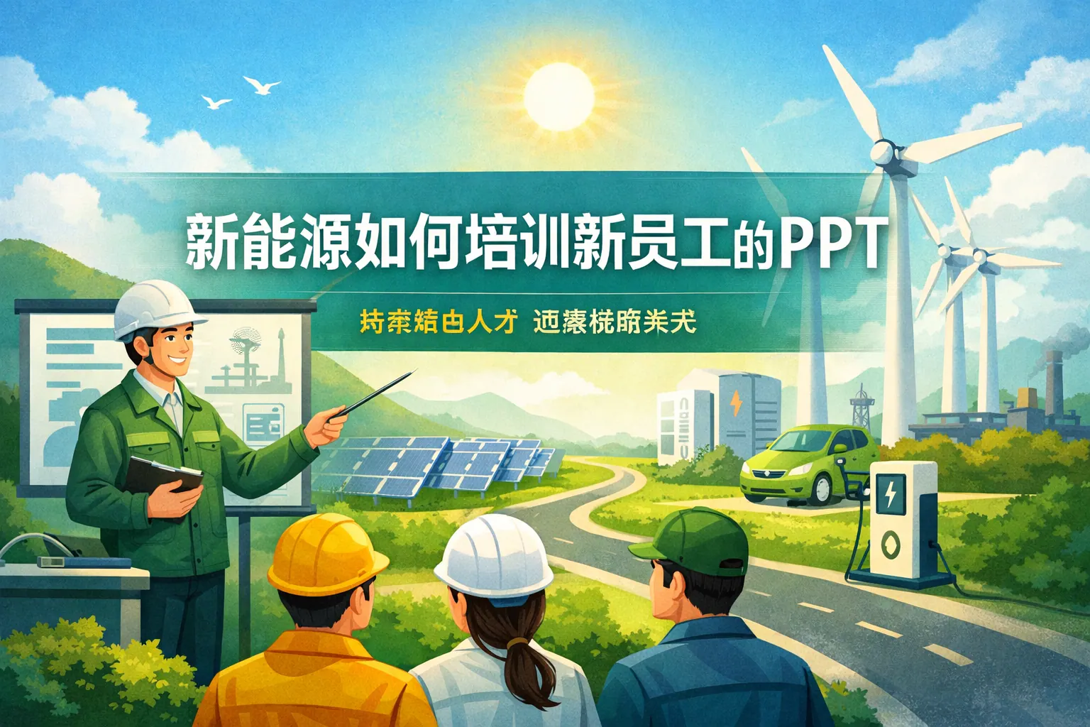 新能源如何培训新员工的ppt