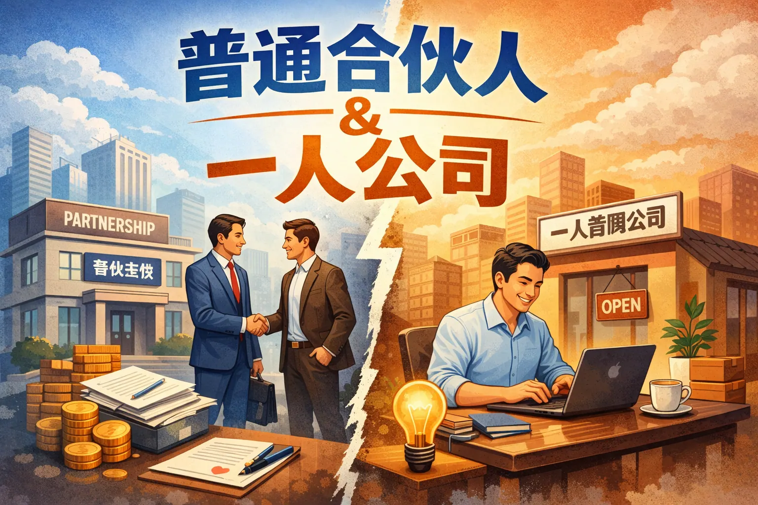 普通合伙人 一人公司