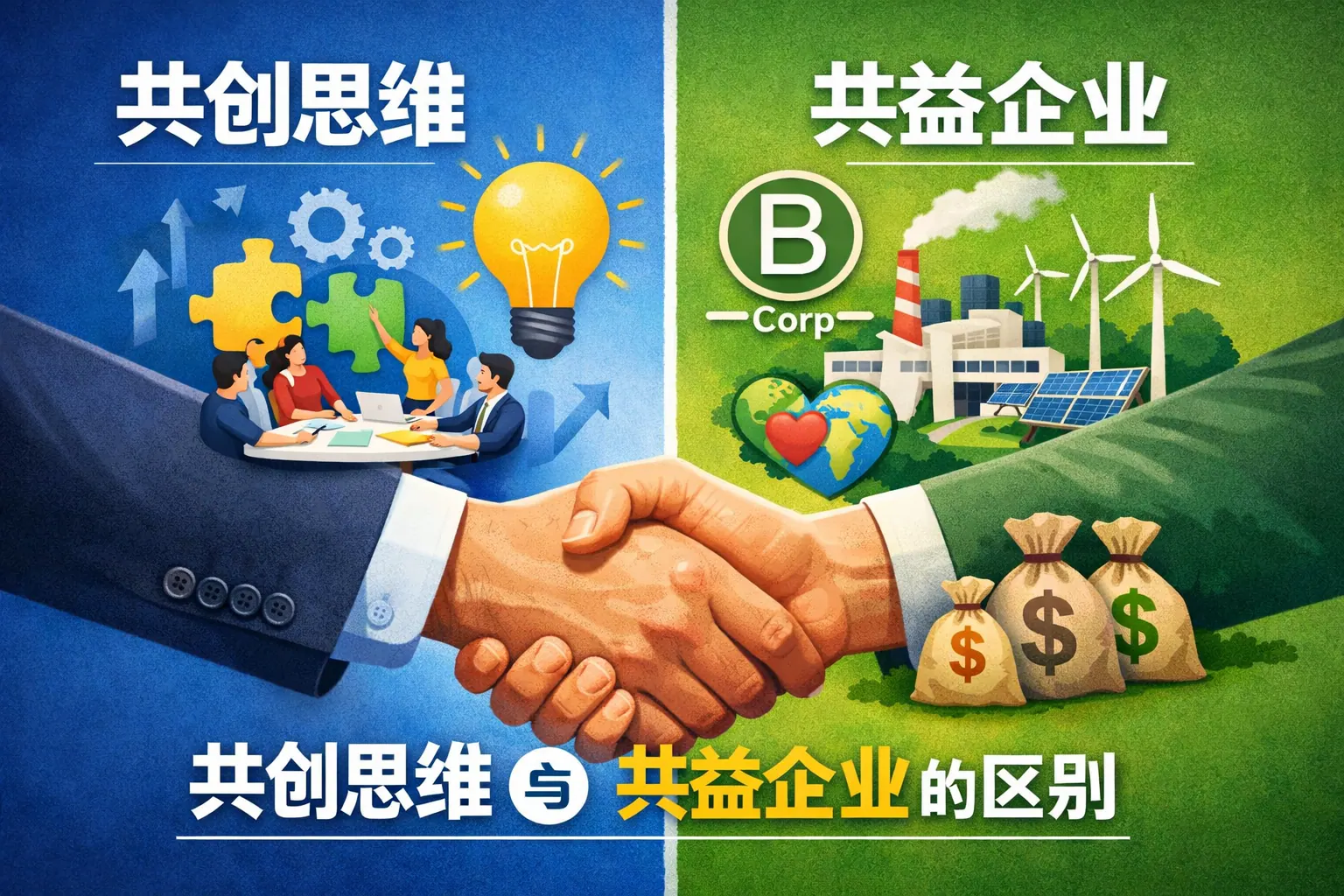 共创思维与共益企业的区别