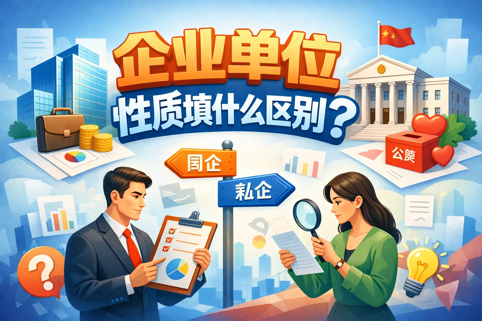 企业单位性质填什么区别