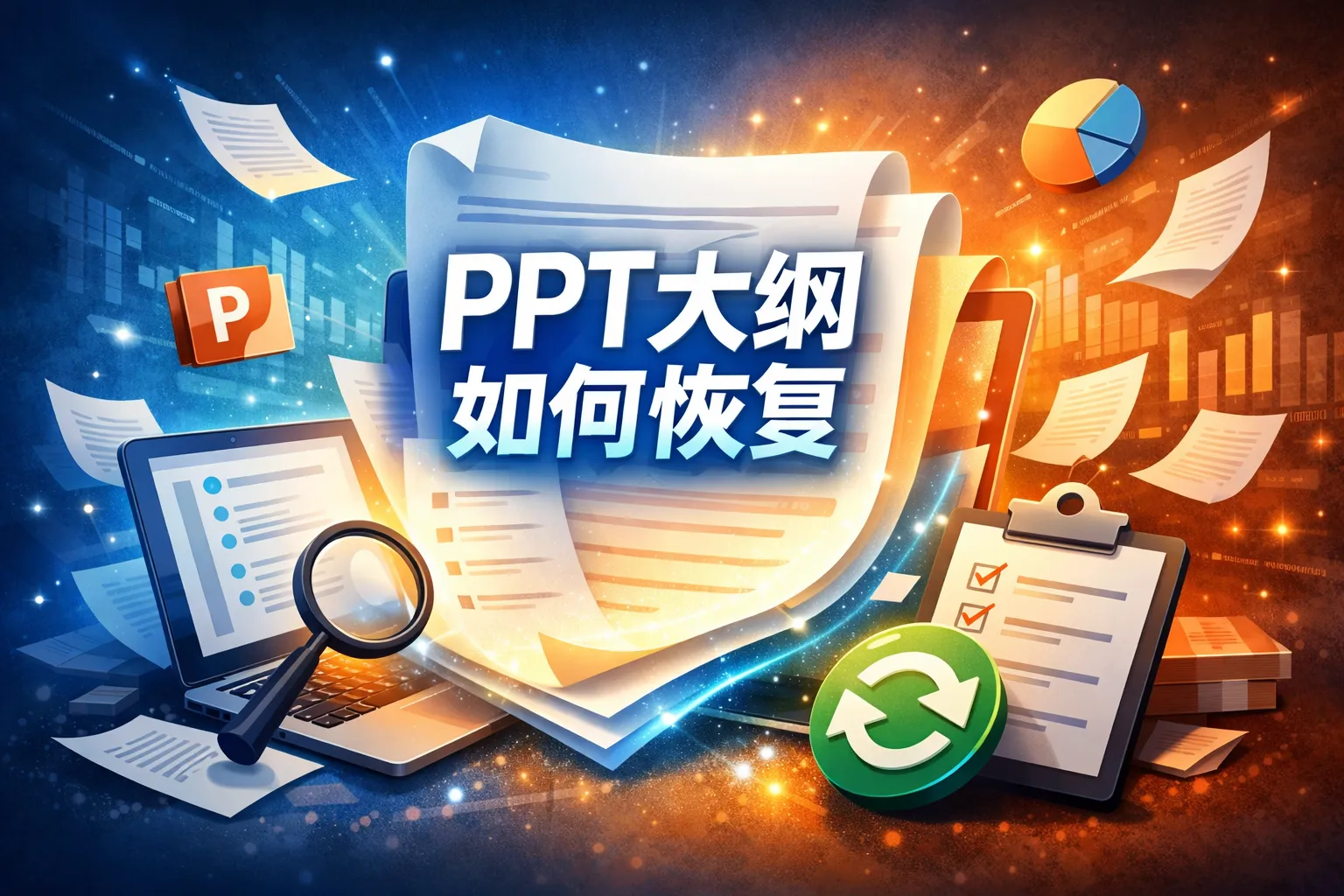 ppt大纲如何恢复