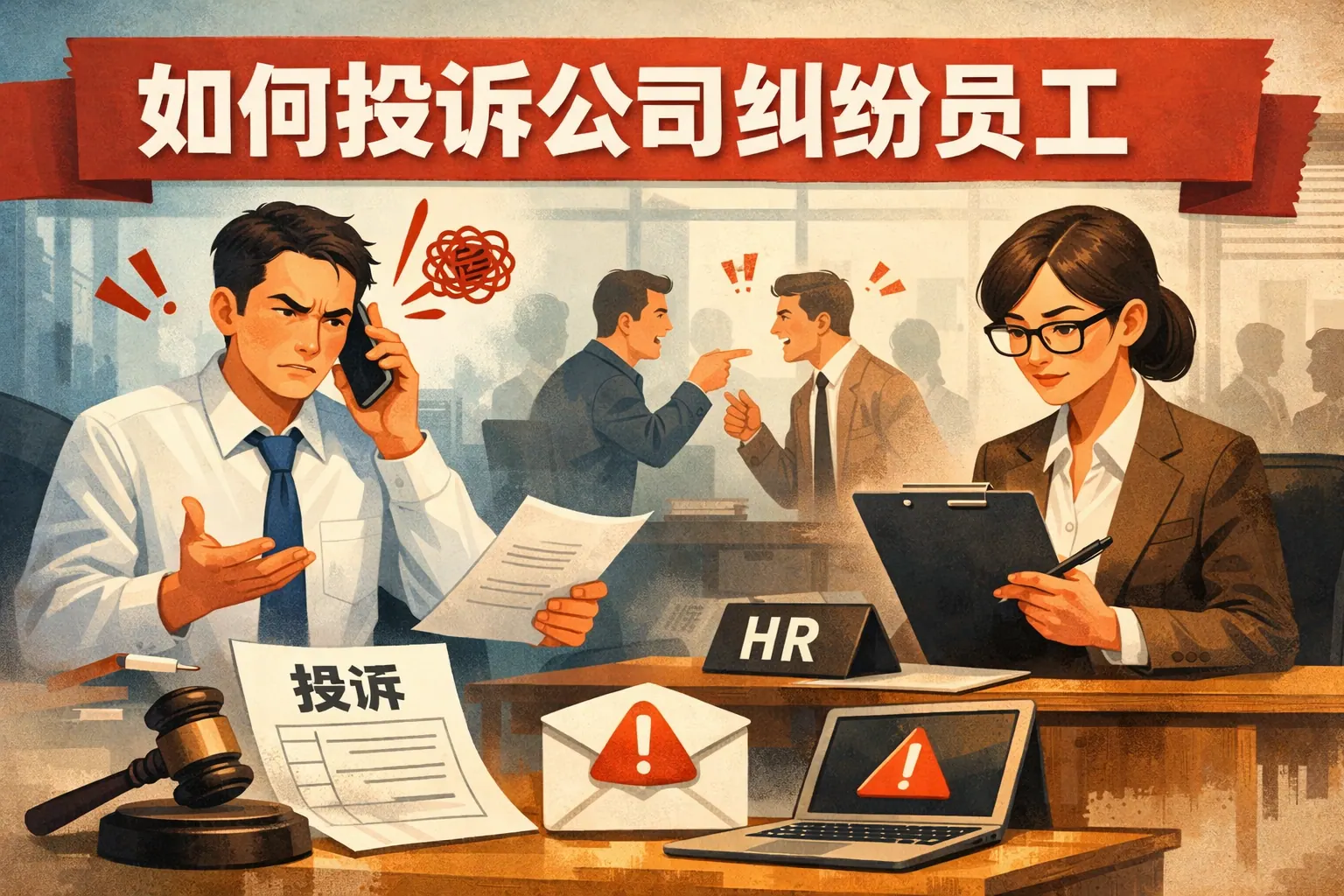 如何投诉公司纠纷员工