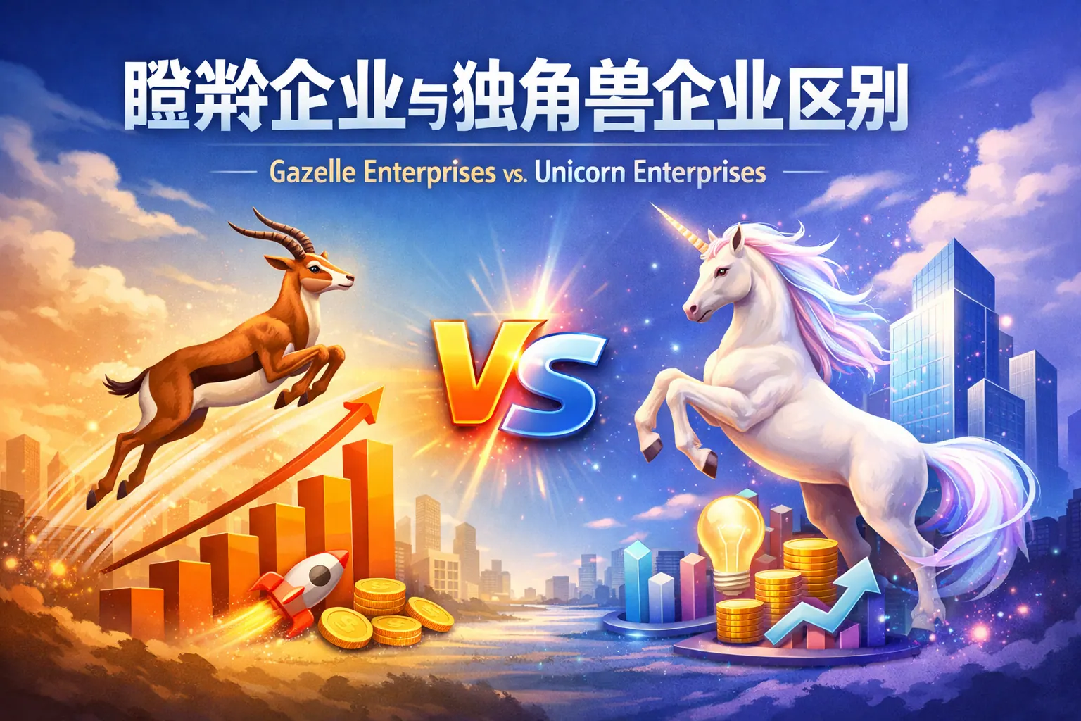 瞪羚企业独角兽企业区别